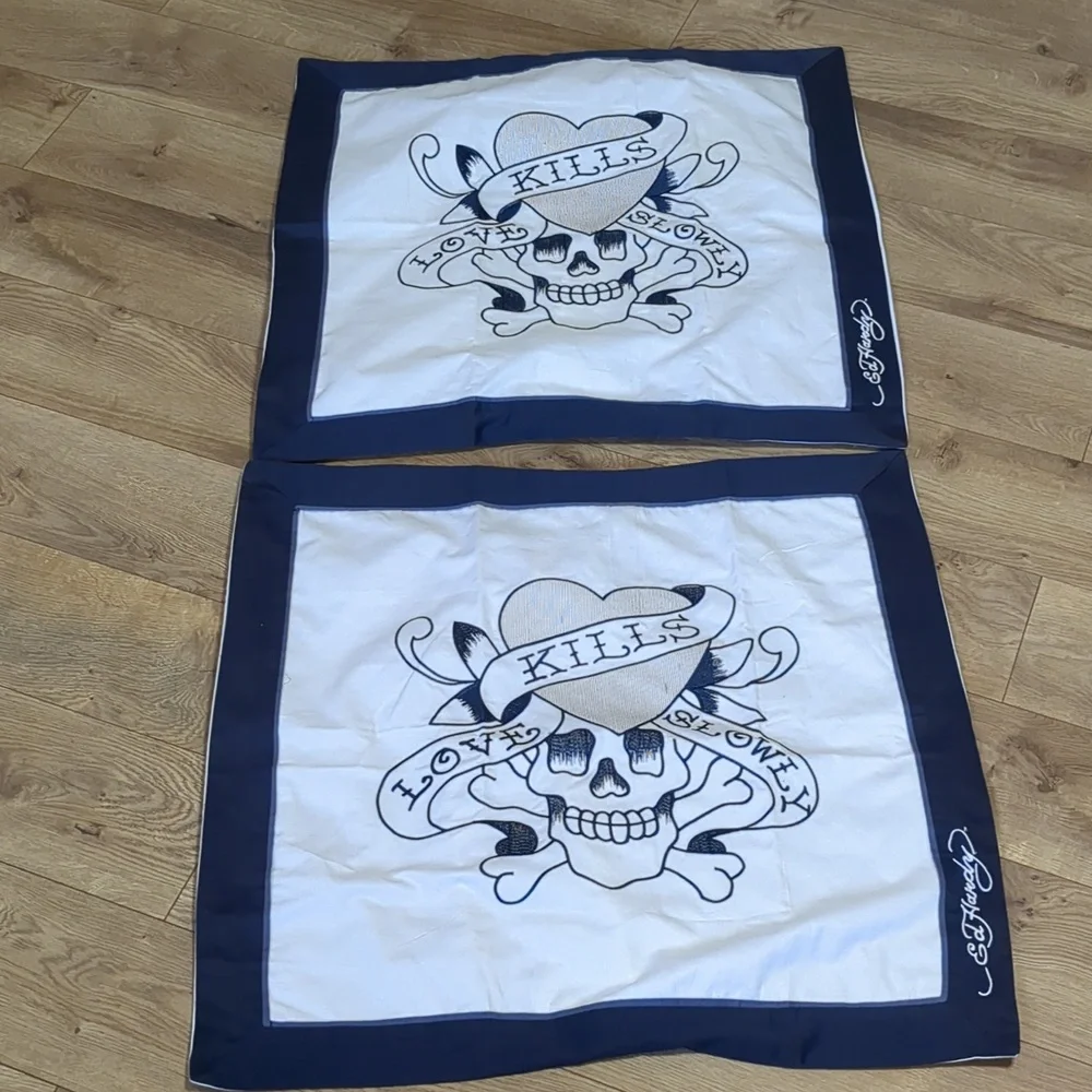 Ed Hardy Home Collection Christian Audigier Pillowcase Set of 2